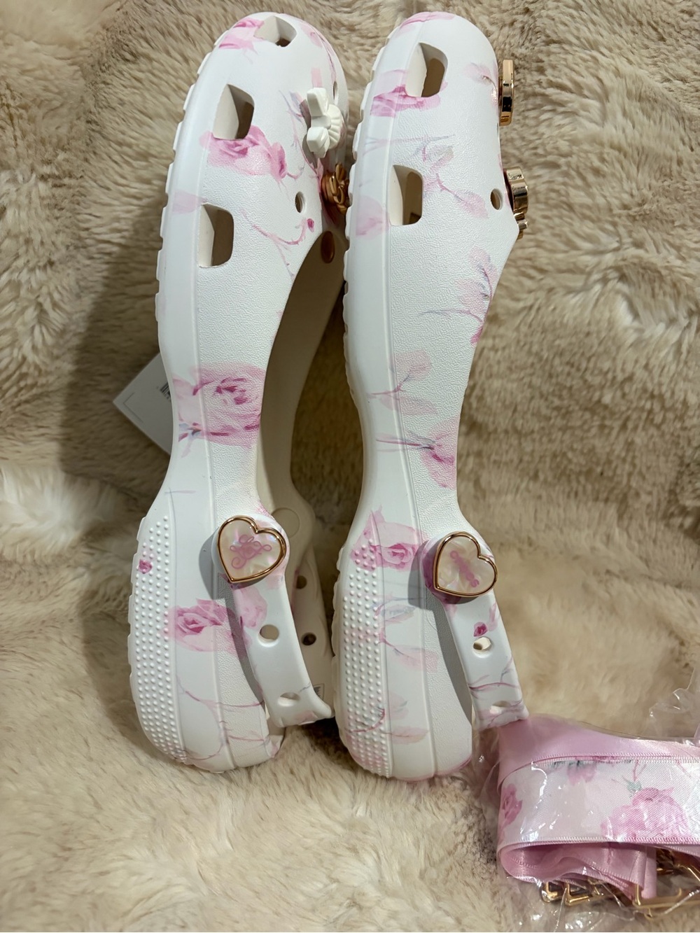 LoveShackFancy x Crocs Ballet Flats Size 10 - Picture 6 of 9